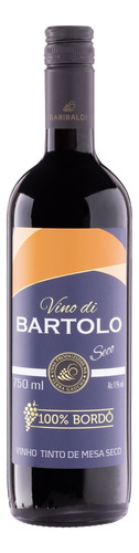 Vinho tinto seco bordô vino Di Bartolo 750mL