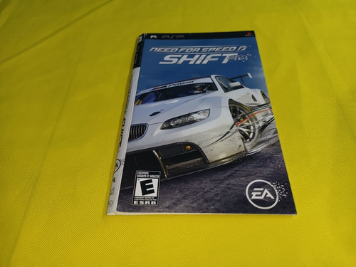 Portada Original Need For Speed Shift Psp