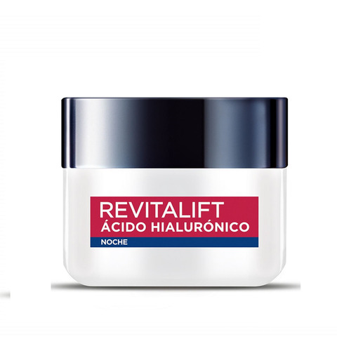 Crema De Noche Loreal Revitalift Acido Hialulronico 50 Ml