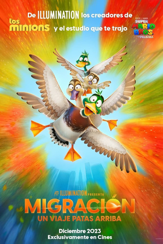 Patos, Migración: Un Viaje Patas Arriba (2023) Hd 1080p