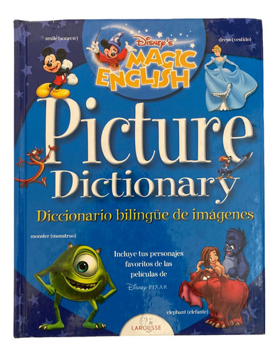 Libro Disney Magic English Picture Dictionary Diccionario Bi