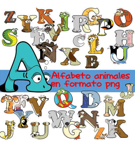 Alfabeto Animales En Formato Png