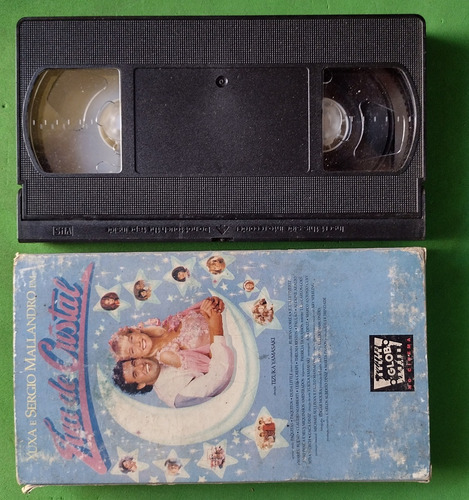 Fita Vhs Xuxa E Sérgio Mallandro Lua De Cristal 1990 Filme (Usado)