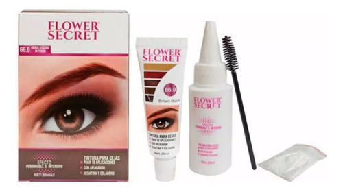 Tintura Para Cejas Semi Permanente Flower Secret 20ml.