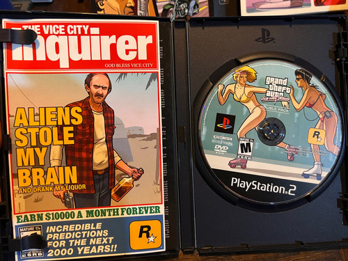 Grand Theft Auto A Rockstar Games Double Pack Ps2 (Usado)