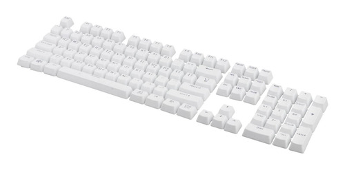 104 Keycaps Key Caps Diseño Retroiluminado Blanco Coreano