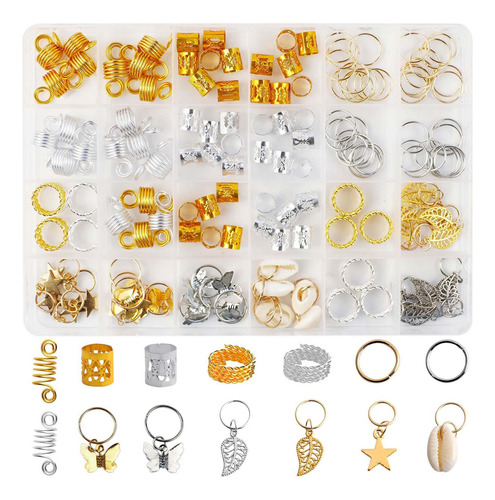 2 X 140x Cuentas Para Trenzas De Cabello Múltiples Estilos