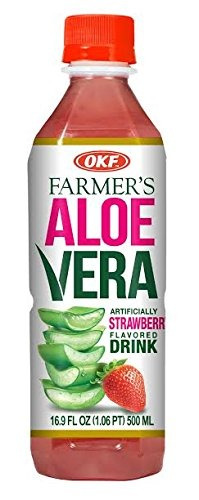 Los Agricultores Okf Aloe (fresa, 12 Pack)