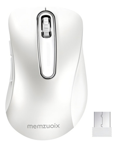 Mouse Memzuoix Inalambrico/blanco
