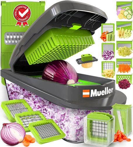 Cortadora De Vegetales Mueller Pro-series 10en1, Inoxidable