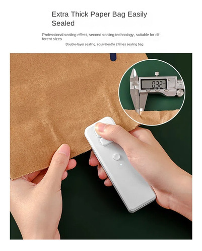 Seladora Vedação A Vácuo Mini Prensa Manual Portátil