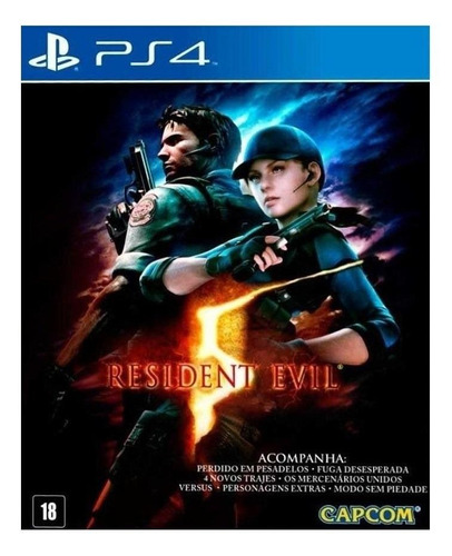 Resident Evil 5  Resident Evil Standard Edition Capcom PS4 Digital
