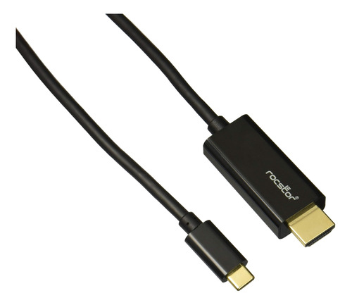 Cable Rocstor Usb-c Hdmi Macho 4k Para 60hz Negro