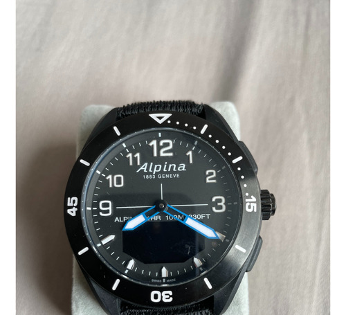 Alpina Alpinerx Quartz Black Dial Men's Watch