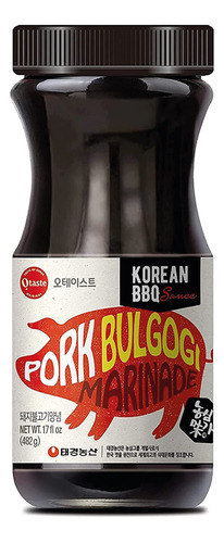 Otaste Salsa Coreana Para Barbacoa (adobo Bulgogi De Cerdo,