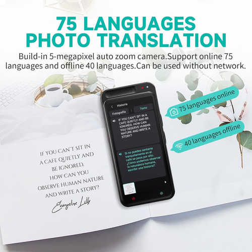 Dispositivo Traductor De Idiomas Sin Conexión/foto