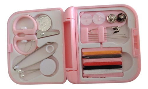 Mini Set De Costura Para Cartera O Viaje/ Incluye 15 Piezas