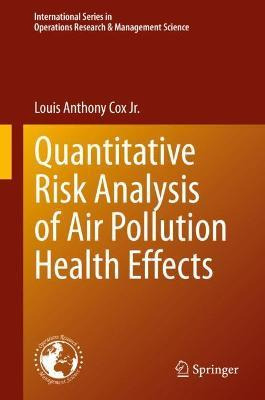Libro Quantitative Risk Analysis Of Air Pollution Health ...