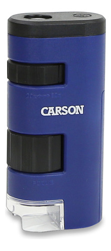 Microscopio Carson De Bolsillo (mm-450)de Campo Zoom Con Led