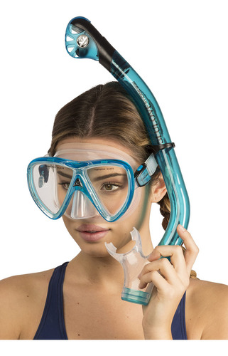 Cressi Ikarus & Orion Dry, Negro/azul/negro Dm235520