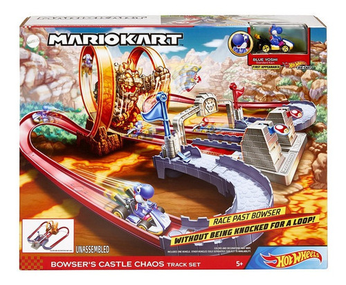 Hot Wheels Mario Kart Pista Castillo De Bowser