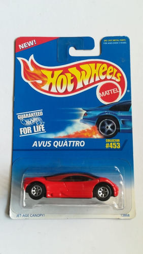 Hot Wheels Avus Quattro Rojo 1995