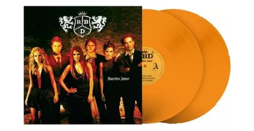 Rbd- Nuestro Amor- 2 Lp's Vinyl ( Orange Naranja ) Importado