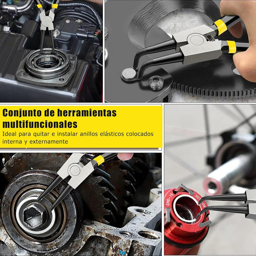 -- Juego De Pinzas For Seguros De Anillo 4pz