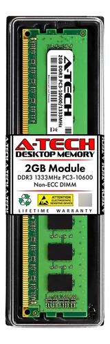 A-tech Ram 2gb Ddrmhz Pcdimm Memoria Computadora Escritorio