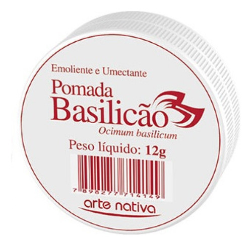 Pomada Basilicão 12g Emoliente E Umectante - Arte Nativa