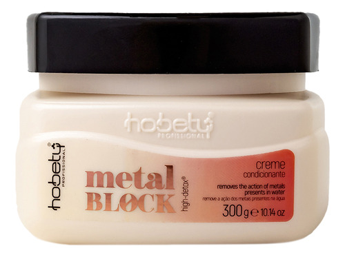 Hobety Metal Block Creme Condicionante 300g