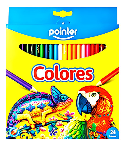 Lápices De Colores 24pc Largos Pointer Al Mayor Y Detal 