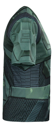 Halo 1 Master Chief John 117 - Camiseta Corta Para Disfraz D
