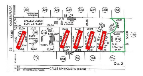 Imagen 8 de 8 de Lote En Venta (21k), Málaga 1881, Loma Verde, Escobar