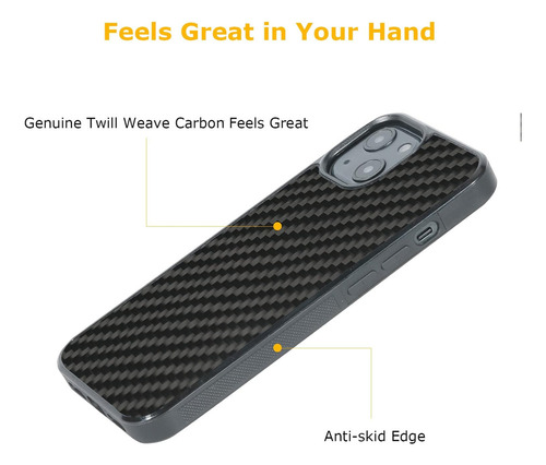 Chh Capa Molzar Grip Series Para iPhone 13 Com Proteção Real