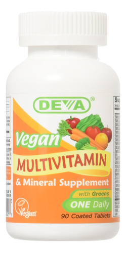 Deva Vegan Vitamins Daily Multivitamin &amp; Mineral Supleme