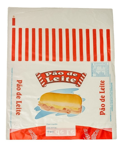 Saco Plástico P/ Pão De Leite 25x48 1000 Unidades