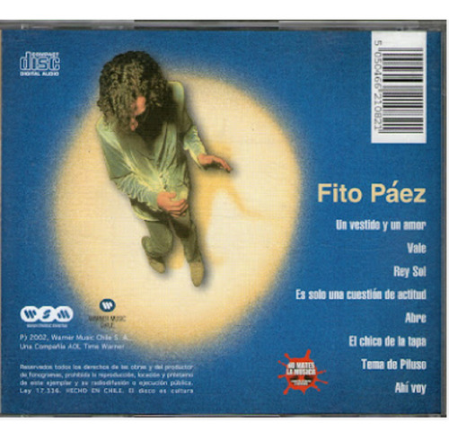 Disco Fito Paez Nuevo.