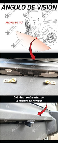 Cámara De Reversa Facia Para Suzuki Jimny 2020 - 2024