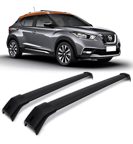 Barras De Techo Negra Acopladas Nissan Kicks