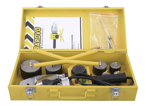 Imagen 6 de 8 de Termofusora 800w Maletin + 6 Boquillas + Regalo Tijera Pvc