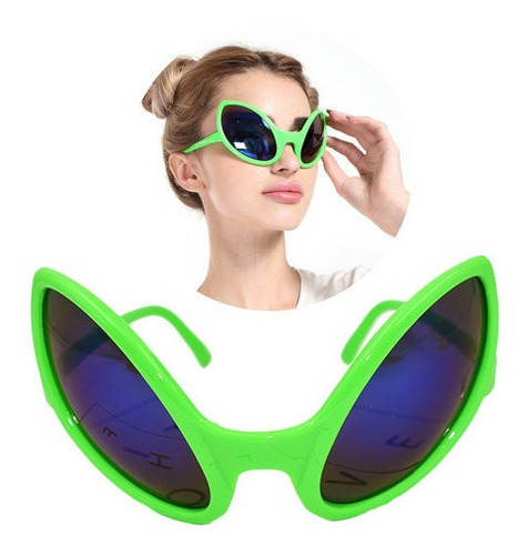 Divertido Baile Fiesta De Maquillaje Gafas De Alien Gafas De