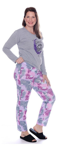 Imagen 3 de 8 de Pijama Mujer Invierno Art 623