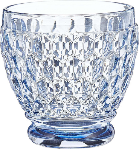 Vaso De Chupito De Cristal Azul Boston, Juego De 4