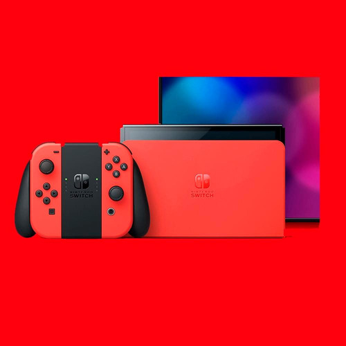 Nintendo Nintendo Switch OLED OLED 64GB cor vermelho
