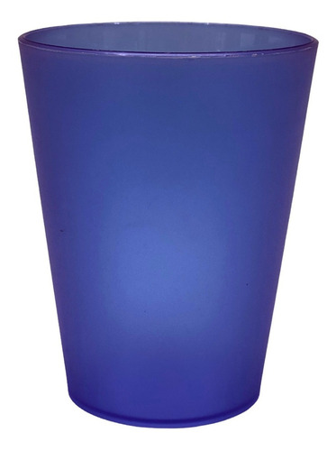 Vaso Acrilico Irrompible En Colores Traslúcidos Practi-k Azul