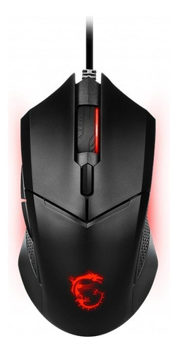 Mouse Gamer De Juego  Msi  Clutch Gm08 Black Edition