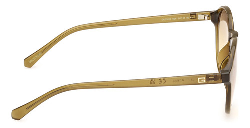 Lentes De Sol Verde Transparente Degradé Guess Gu0006296f
