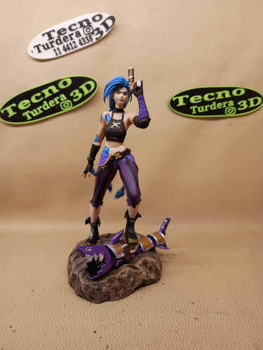 Jinx Arcane / League Of Legends - Figura De Impresion 3d