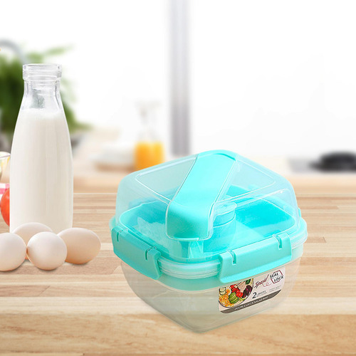 Recipiente Para Ensalada Para Llevar, Recipiente Compatible
